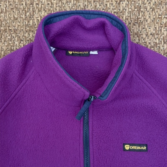 Vintage 90s Dreimar Fleece Jacket Full Zipper - Picture 2 of 16